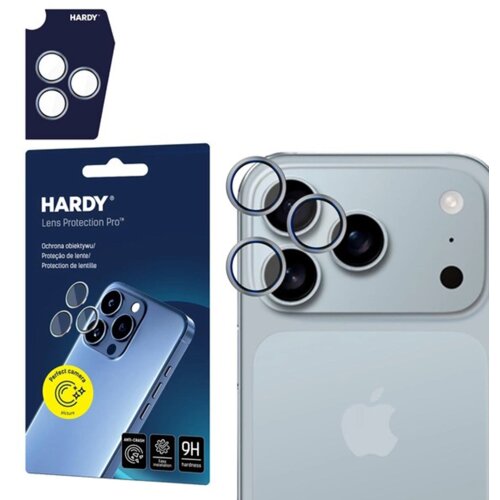 Nakładka na obiektyw 3MK Hardy Lens Protection Pro do Apple iPhone 17 Pro/17 Pro Max Szary