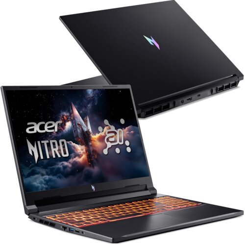Laptop ACER Nitro V 16 AI ANV16-42 16" IPS 165Hz R5-240 16GB RAM 512GB SSD GeForce RTX3050 DLSS 3