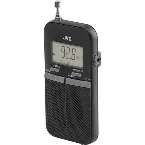 Radio JVC RA-E411B Analogowe Przenośne Czarny