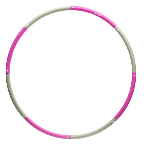 Hula hop DRFIT DF HP-003-4 Szaro-różowy