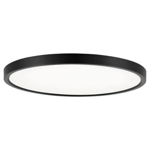 Na zdjęciu znajduje się okrągła lampa sufitowa z czarną obudową i białym kloszem. Produkt to "Lampa sufitowa YEELIGHT Meteor C230 YLXDD-0218".