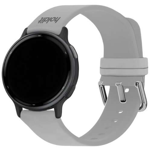Pasek HOLDIT Silicone do Samsung Galaxy, Garmin, Huawei (45/46 mm) Szary