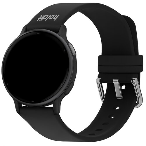 Pasek HOLDIT Silicone do Samsung Galaxy, Garmin, Huawei (40/41/42/44/45/46 mm) Czarny