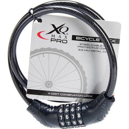 Zapięcie rowerowe XQMAX 468831 Linka Czarny