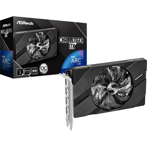 Karta graficzna ASROCK Arc A380 Challenger ITX OC 6GB