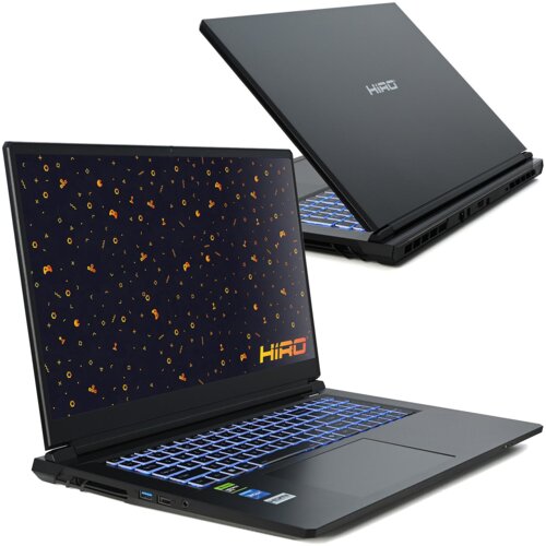 Laptop HIRO Y760 17.3" IPS 144Hz i7-13620H 32GB RAM 1TB SSD GeForce RTX5060 DLSS 4 Windows 11 Home