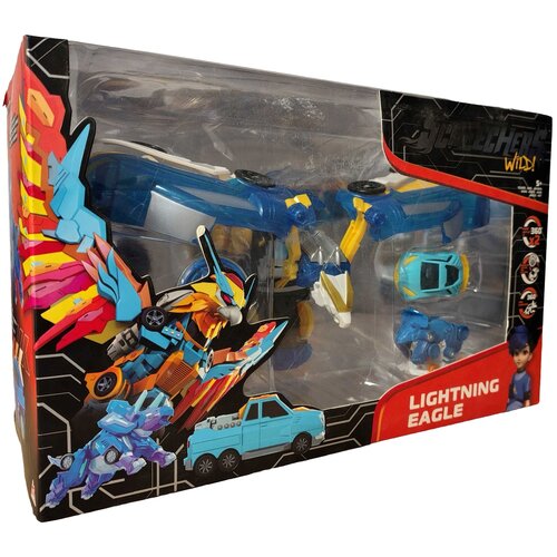 Zestaw figurek ALPHA Screechers Wild! Transformujący Pojazd Lightning Eagle 685301S