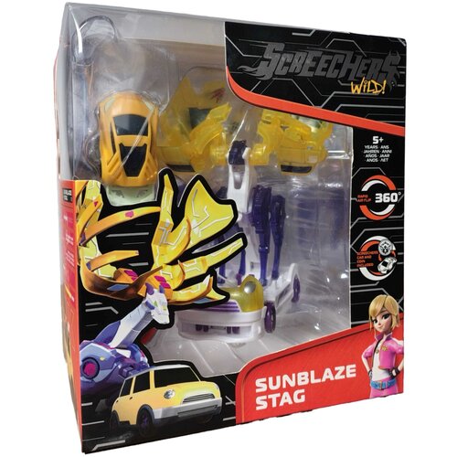 Zestaw figurek ALPHA Screechers Wild! Transformujący Pojazd Sunblaze Stag 685202