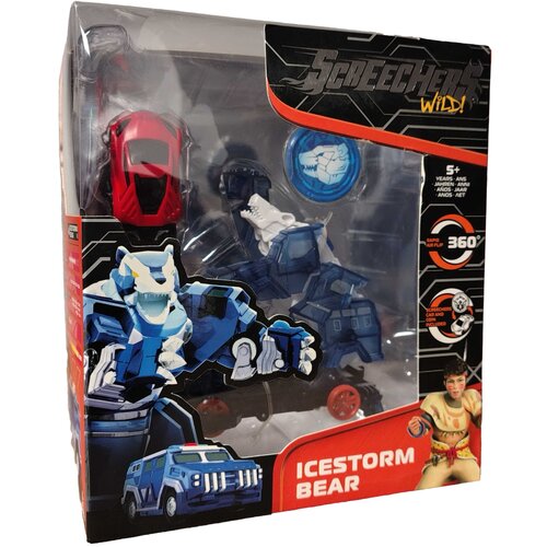 Zestaw figurek ALPHA Screechers Wild! Transformujący Pojazd Icestorm Bear 685203
