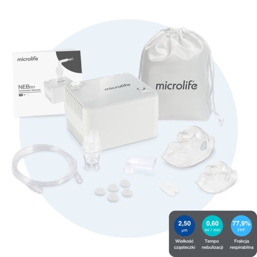Inhalator nebulizator pneumatyczny MICROLIFE NEB201