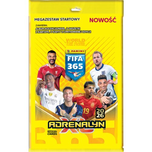 Karty PANINI FIFA 365 Adrenalyn XL 2026 - Megazestaw Startowy PAN02928