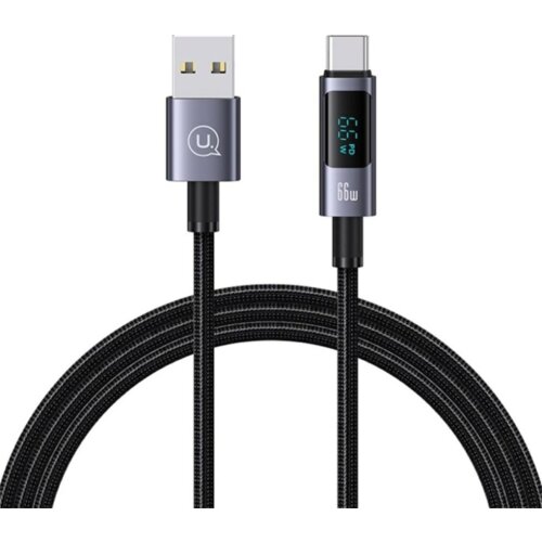 Kabel USB-A - USB-C USAMS Sufeng Series US-SJ673 66W 6A 1.2 m Czarny