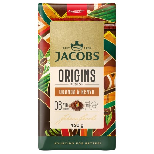 Kawa mielona JACOBS Origins Fusion Uganda & Kenya 0.45 kg