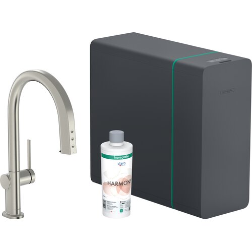 Bateria HANSGROHE Aqittura M91 76836800 z filtrem Stal szlachetna