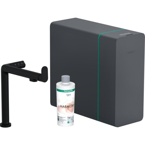Bateria HANSGROHE Aqittura M91 76837670 z filtrem Czarny mat