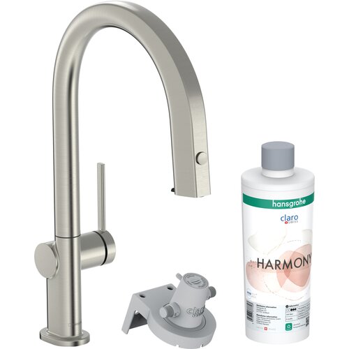 Bateria HANSGROHE Aqittura M91 776801800 z filtrem Stal szlachetna