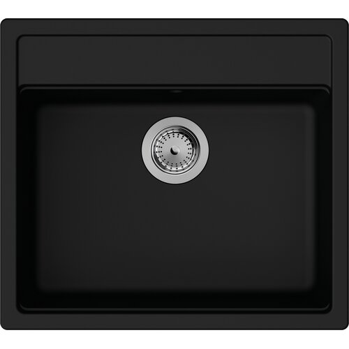 Zlewozmywak jednokomorowy HANSGROHE 43359170 S520-F510 Grafitowa czerń 57x51