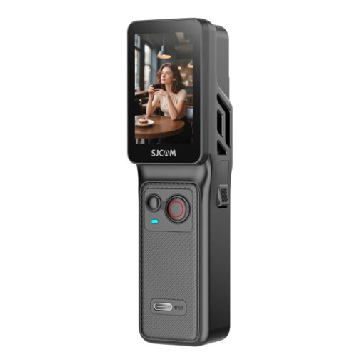 Kamera sportowa SJCAM C400, filmy 4K, Wi-Fi, Bluetooth, 1250 mAh, do 437 minut pracy, obrotowy ekran, obudowa wodoodporna