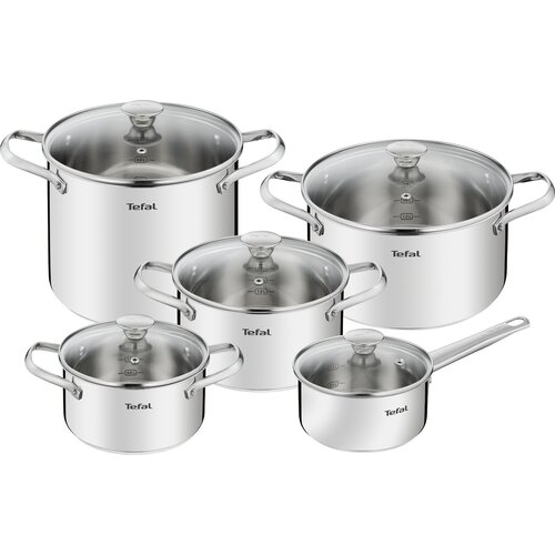 Zestaw garnków TEFAL Cook Eat B921SA55 (10 elementów)