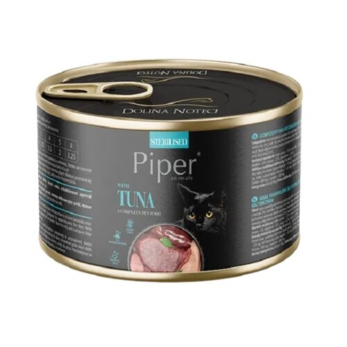 Karma dla kota PIPER Animals Sterilised z tuńczykiem 185 g