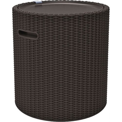 Stolik KETER Cool Stool 230904 ze schowkiem Brązowy