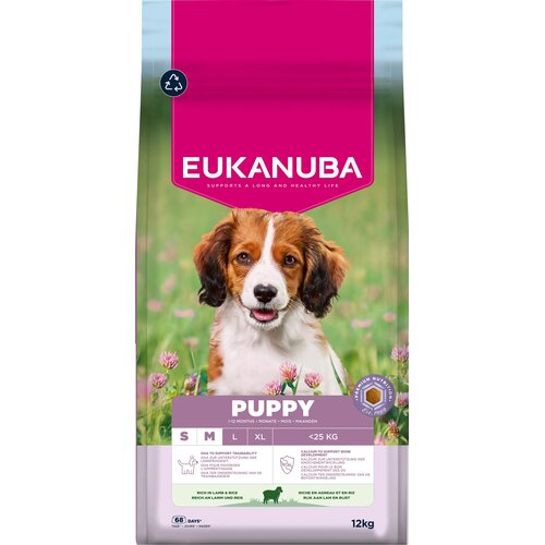 Karma dla psa EUKANUBA Puppy Small and Medium Breed Jagnięcina 12 kg