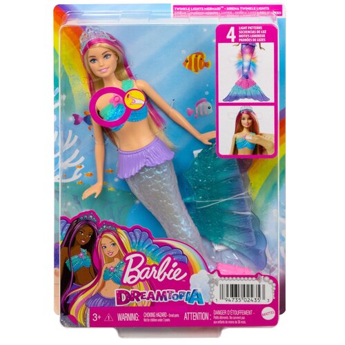 Lalka Barbie Dreamtopia Malibu syrenka HDJ36