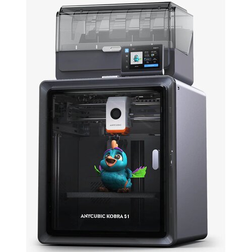 Drukarka 3D ANYCUBIC Kobra S1 Combo Wi-Fi, LAN + Hotend + Filament PLA Czarny