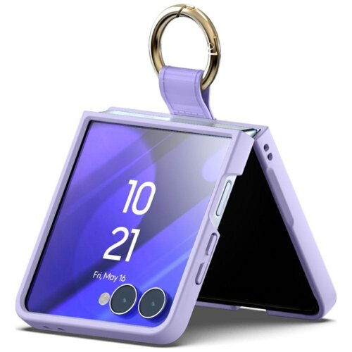 Etui MERCURY Gold Ring do Samsung Galaxy Z Flip 7 Fioletowy