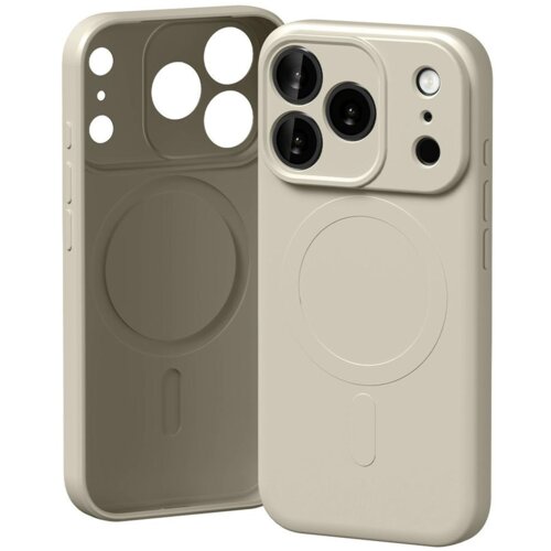 Etui MERCURY Semi-Silicone MagSafe do Apple iPhone 17 Pro Kamienny