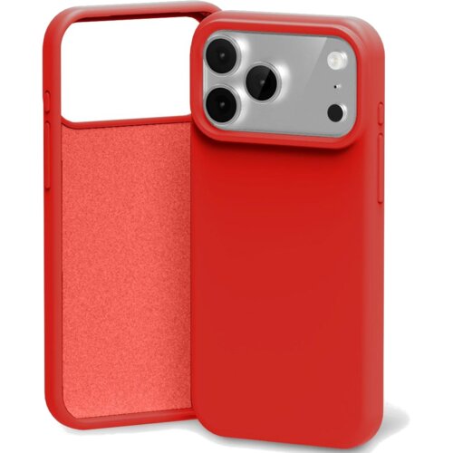 Etui MERCURY Silicone do Apple iPhone 17 Pro Czerwony