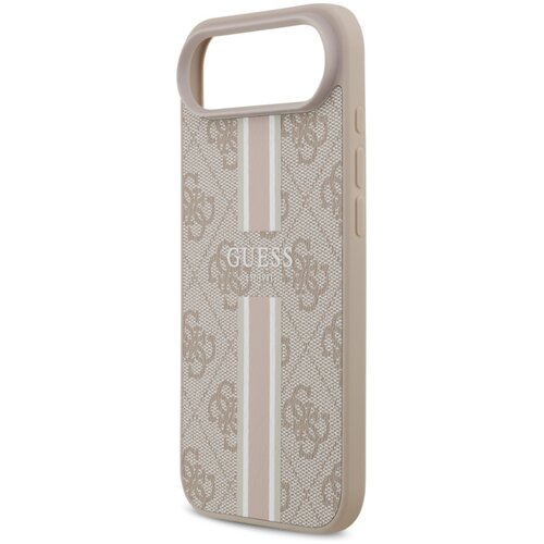 Etui GUESS 4G Printed Stripes MagSafe do Apple iPhone Air Różowy