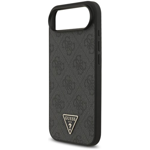 Etui GUESS 4G Strap Triangle Logo MagSafe do Apple iPhone 17 Air Czarny + brelok