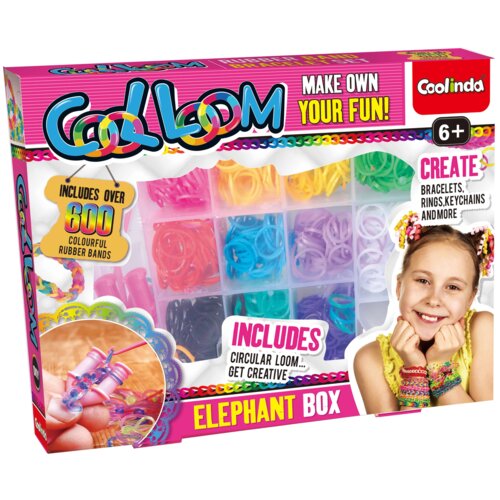 Zestaw kreatywny PAULINDA Cool Loom Elephant 022-PAU0001