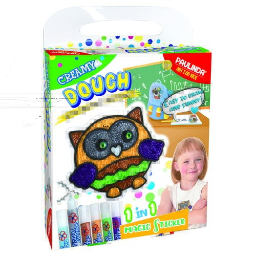 Zestaw kreatywny PAULINDA Creamy Dough Magic Sticker 022-PAU160131-4