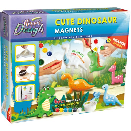 Zestaw kreatywny PAULINDA Happy Dough Cute Dinosaur Magnets 022-PAU212003