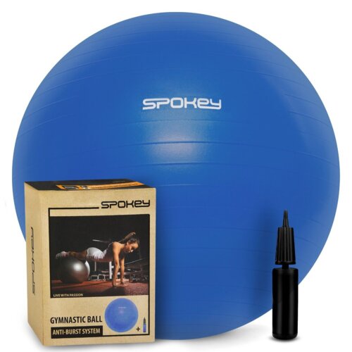 Piłka gimnastyczna SPOKEY Fitball Niebieski (55 cm)