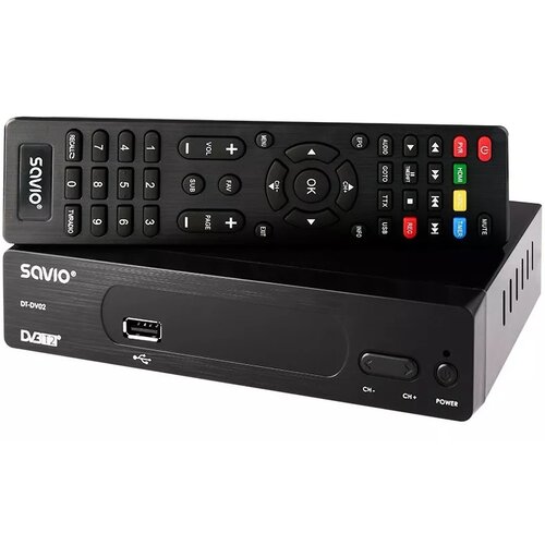 Dekoder SAVIO DT-DV02 DVB-T2/HEVC/H.265
