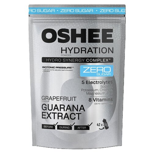 Izotonik OSHEE Hydration Zero Grejpfrutowy (630 g)