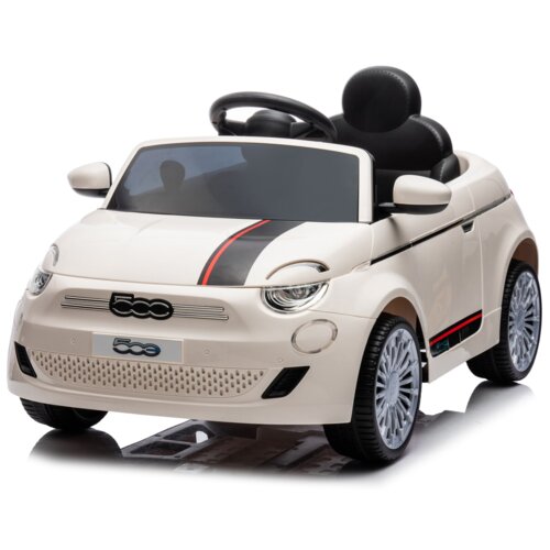 Samochód dla dziecka SUN BABY Fiat 500 Kremowy