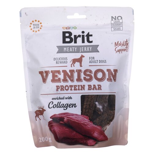 Przysmak dla psa BRIT Jerky Venison Protein Bar 24 x 200 g
