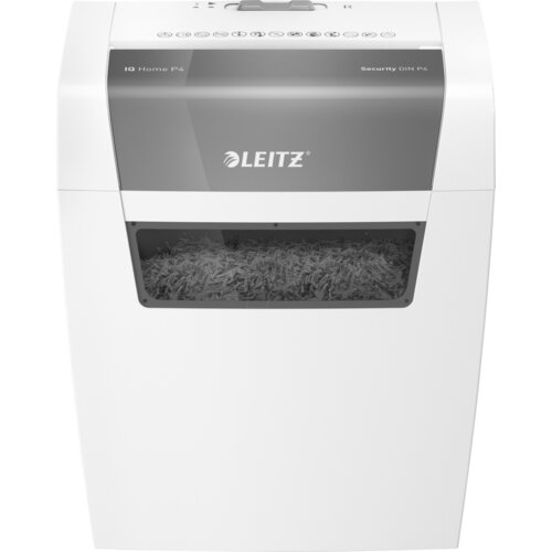 Niszczarka LEITZ IQ Home 15 L, P-4, Konfetti, Automatyczny Start/Stop, Funkcja cofania