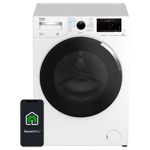 Pralko-suszarka BEKO HTV7742XW SteamCure
