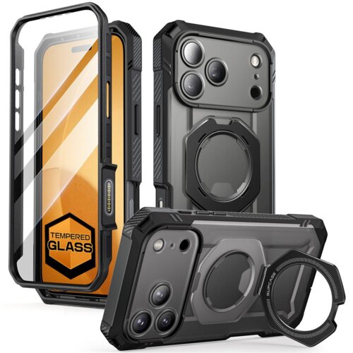 Etui SUPCASE Ub Grip Pro Mag MagSafe do Apple iPhone 17 Pro Max Czarny