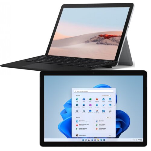 Laptop MICROSOFT Surface Go 2 10.5" Pentium Gold 4425Y 8GB RAM 128GB SSD Windows 10 S + Klawiatura Czarny