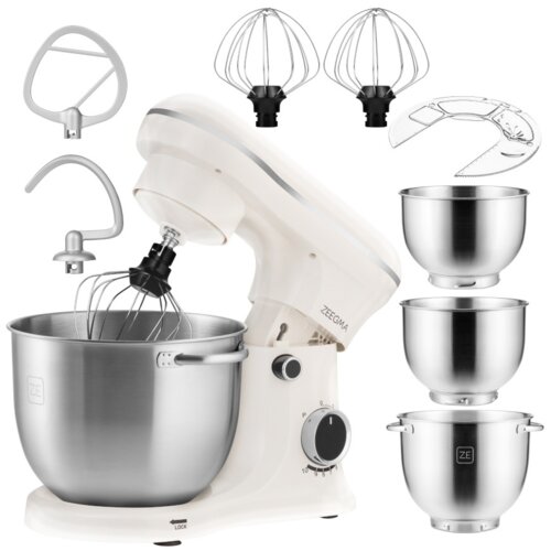 Robot kuchenny planetarny ZEEGMA Planeet Trio Kremowy 1500W
