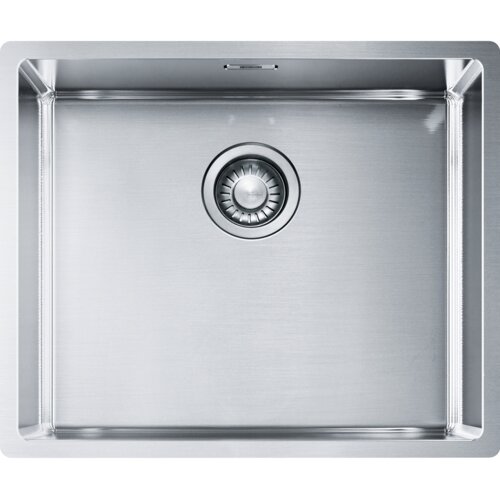 Zlewozmywak jednokomorowy FRANKE Box BXX 210/110-50 127.0453.656 Stal szczotkowana 54x45