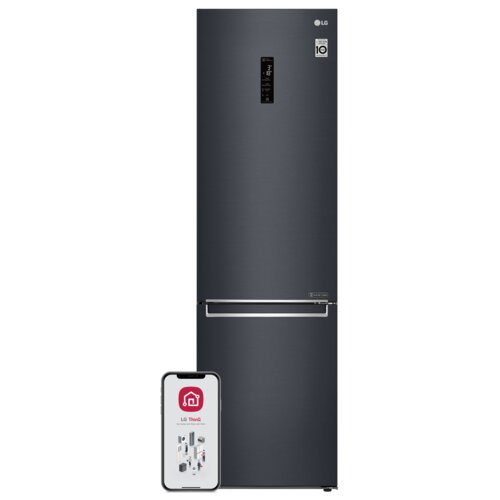Lodówka LG GBB72MCUFN No frost 203cm Czarna