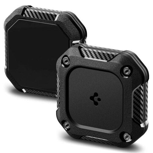 Brelok SPIGEN Tough Armor do Apple AirTag 1/2 Czarny