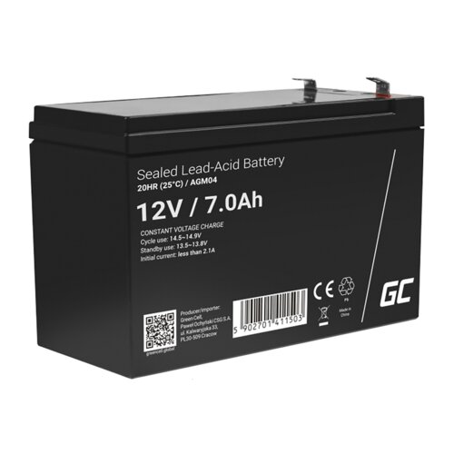 Akumulator GREENCELL AGM04 7Ah 12V